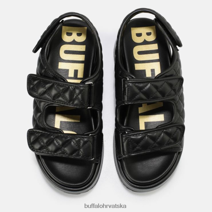 crno Buffalo noa poplun sandale s platformom veganske |sandale TDD6T786